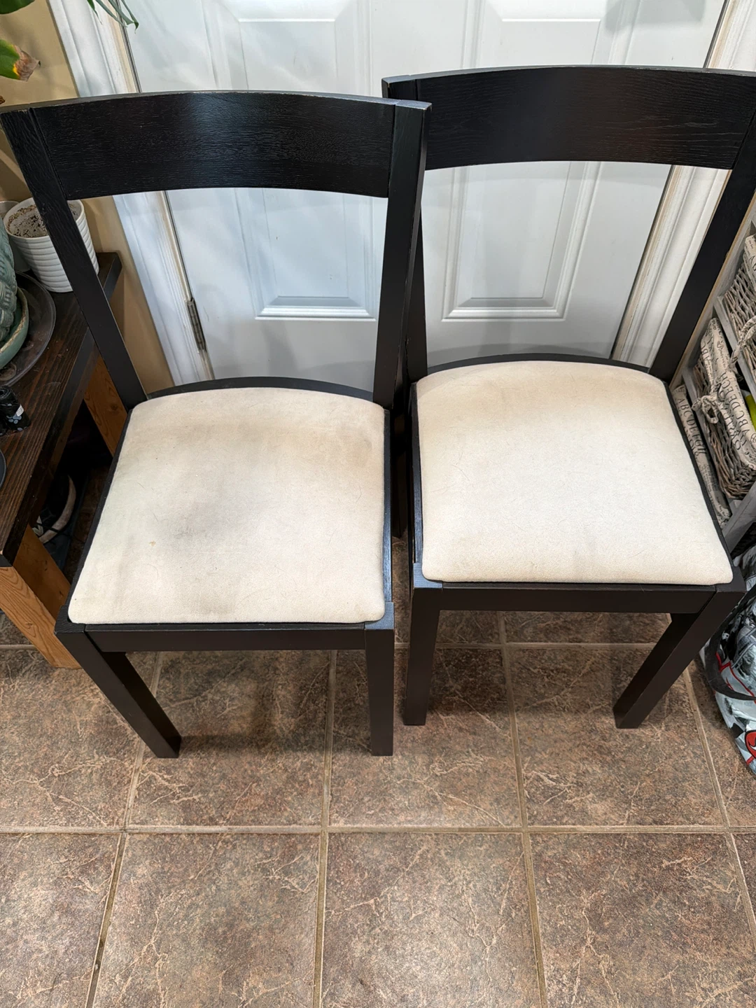 2 dining room chairs