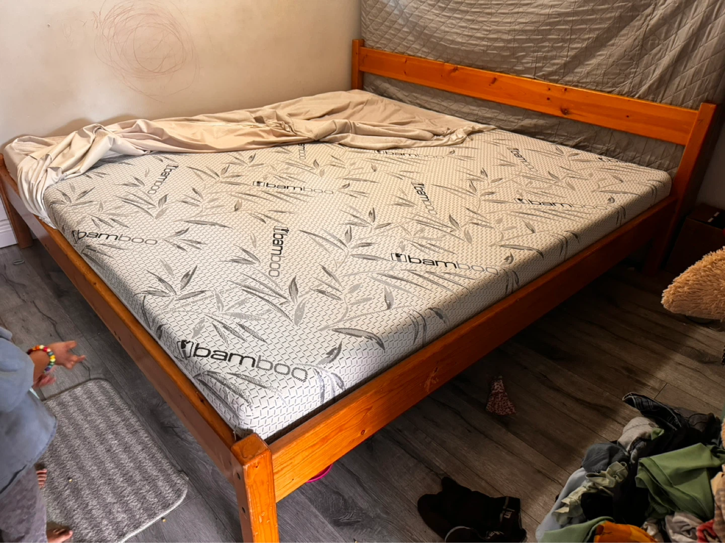 King size Memory foam Bamboo Mattress