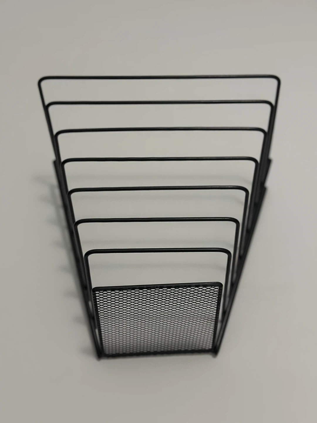 Black Wire Desktop File Sorter Rack - photo 2