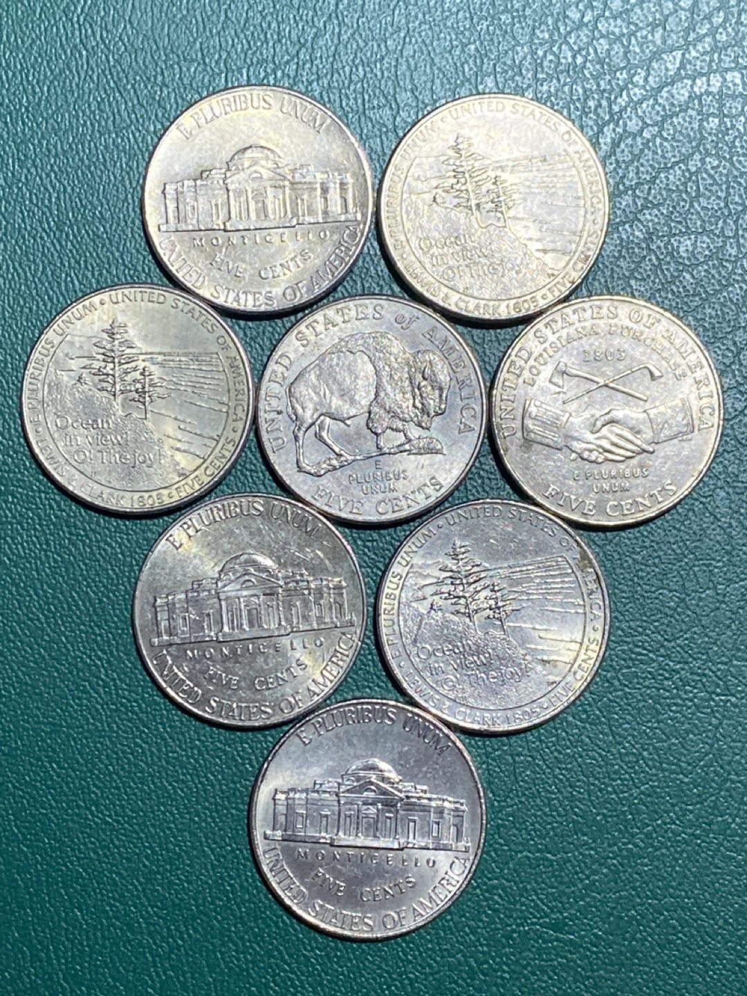 Collection of 8 US Nickel Coins - photo 3