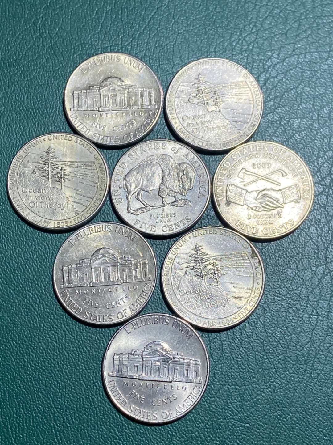 Collection of 8 US Nickel Coins - photo 2