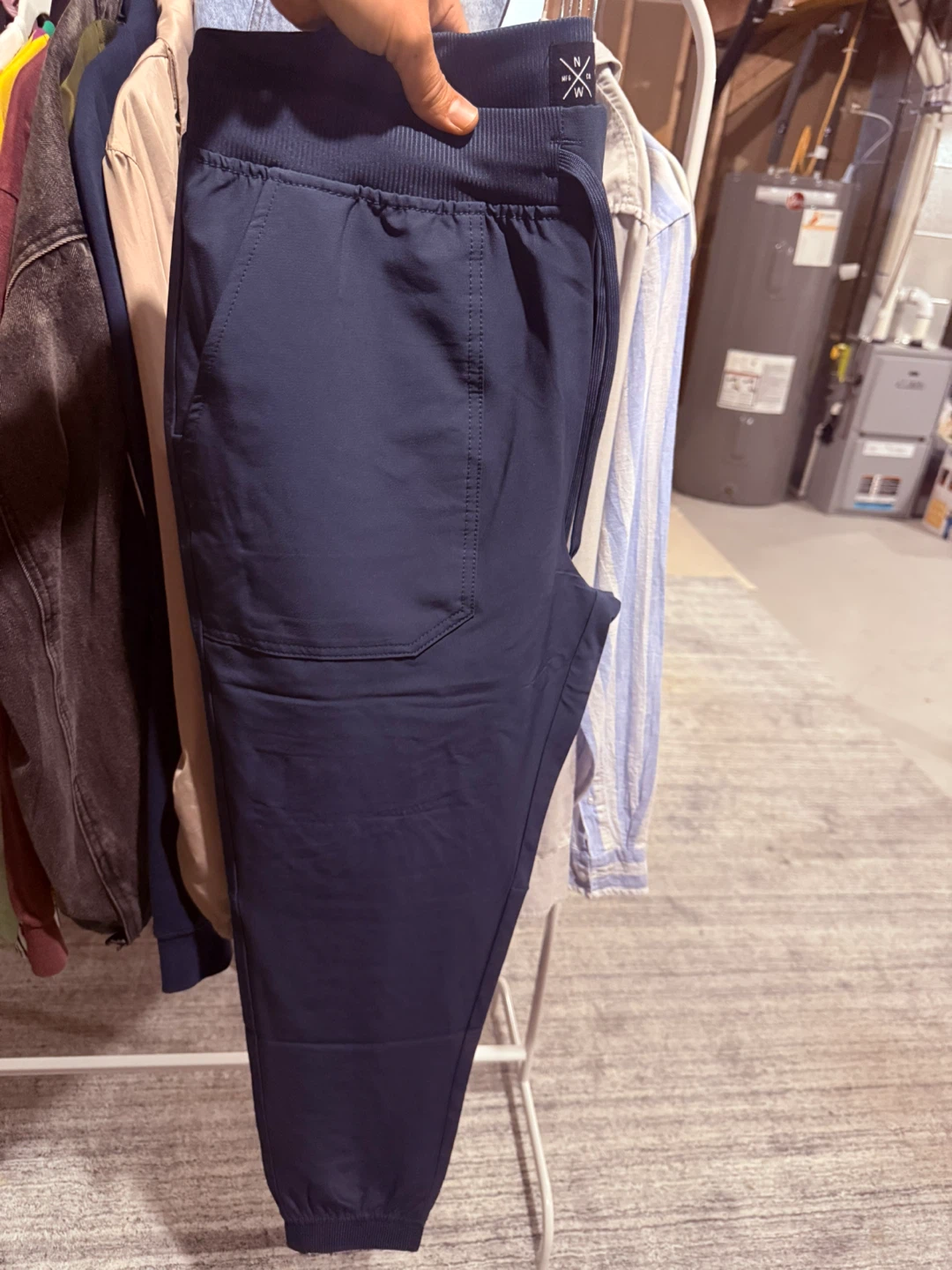 Nisolo MFG CO. Jogger Voyageur Pants XL/TG Navy