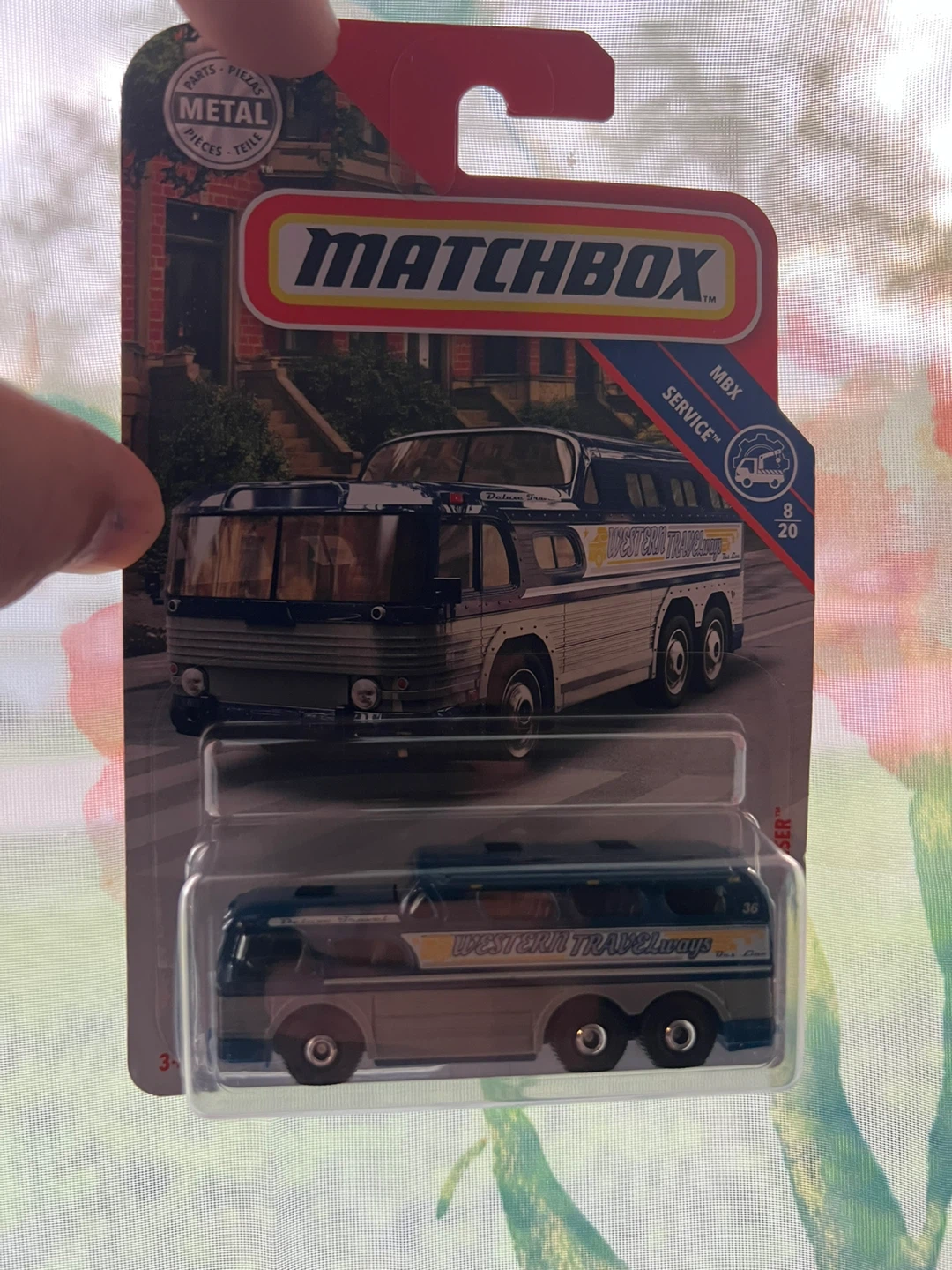 Matchbox '55 GMC Scenic Cruiser Diecast Bus - photo 2
