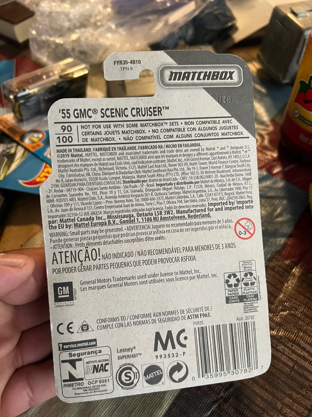 Matchbox '55 GMC Scenic Cruiser Diecast Bus - photo 4