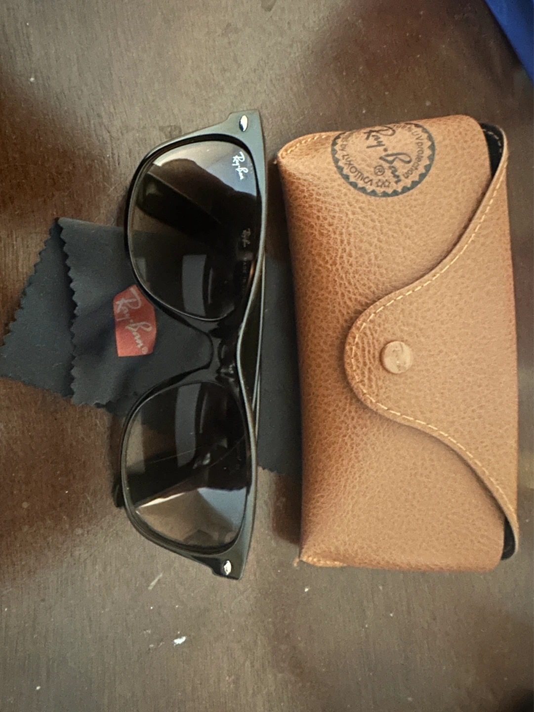Ray-Ban Sunglasses with Case and Cloth