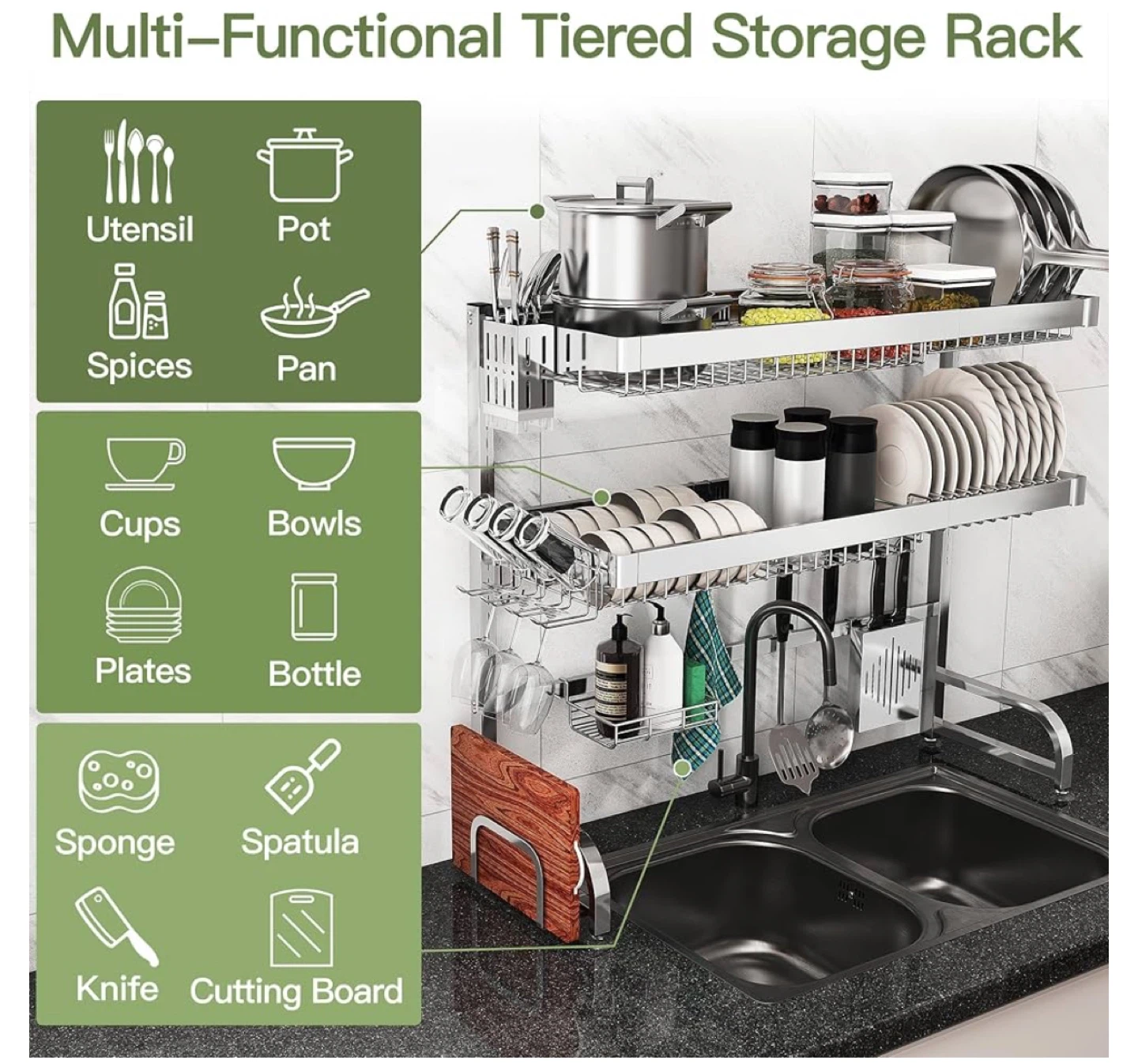Multi-Functional Tiered Storage Rack - photo 4