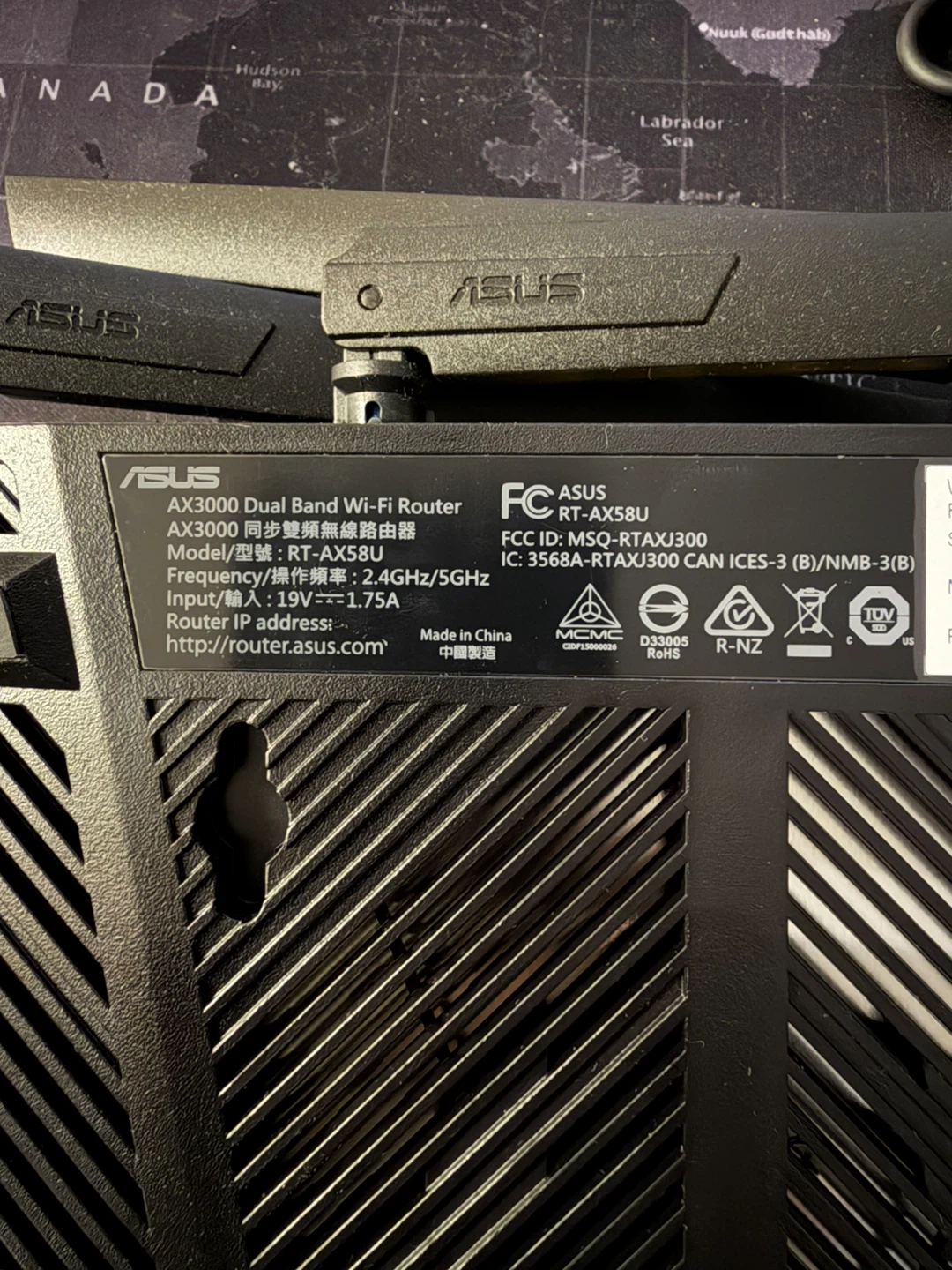 ASUS AX3000 Dual Band Wi-Fi Router RT-AX58U - photo 2