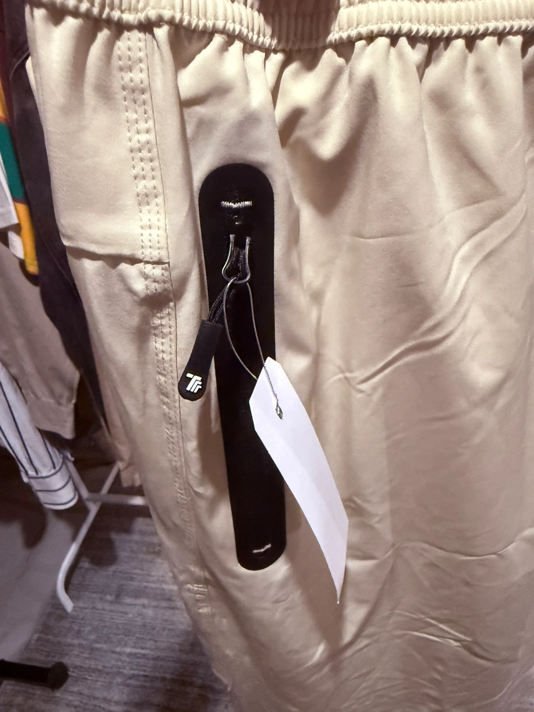 Champagne Satin Track  sport Pants - photo 3