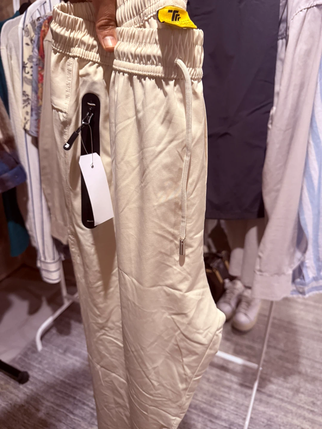 Champagne Satin Track  sport Pants - photo 2