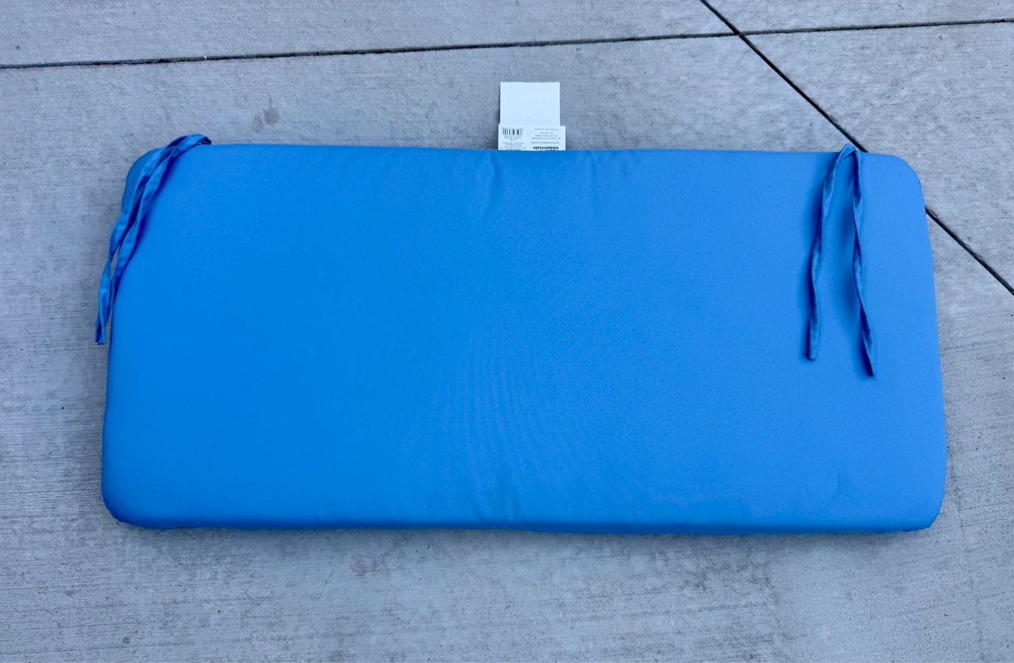 Blue Outdoor Bench Cushion - photo 2
