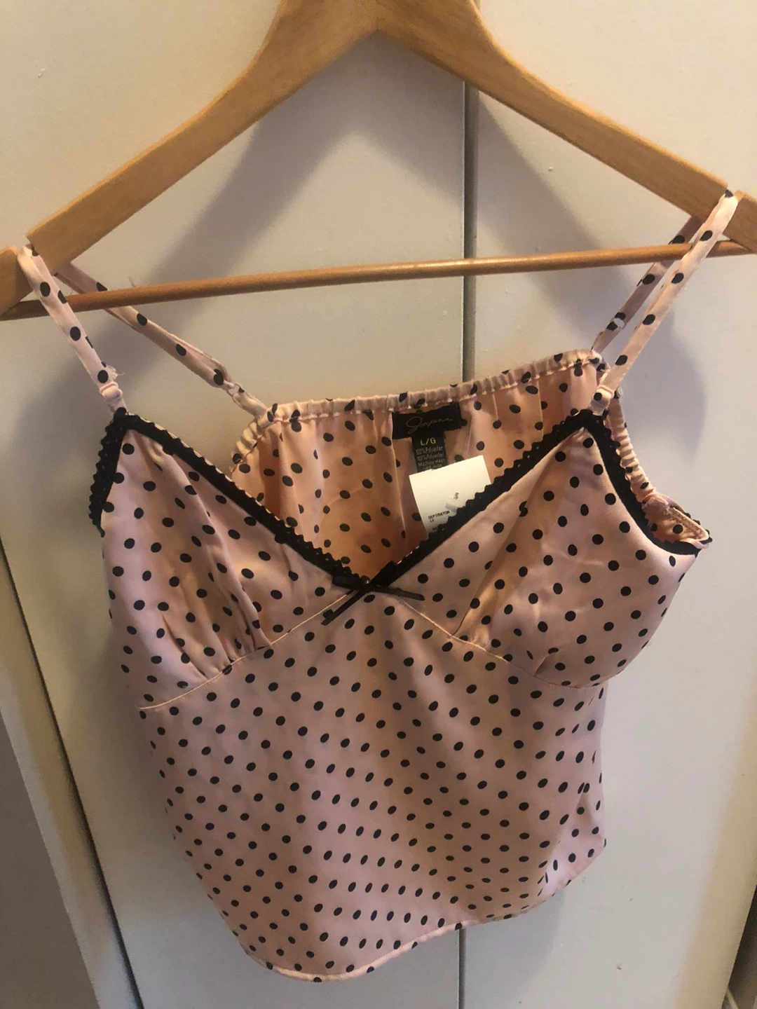 NEW Pink Polka Dot Cami Top - L/G