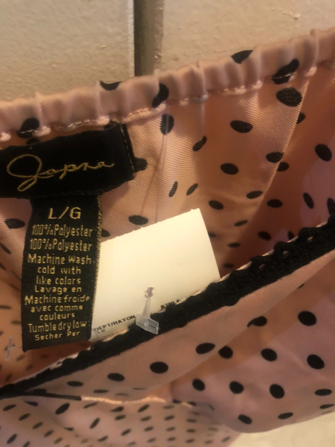 NEW Pink Polka Dot Cami Top - L/G - photo 3