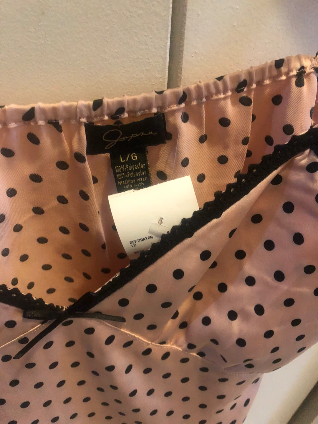 NEW Pink Polka Dot Cami Top - L/G - photo 2