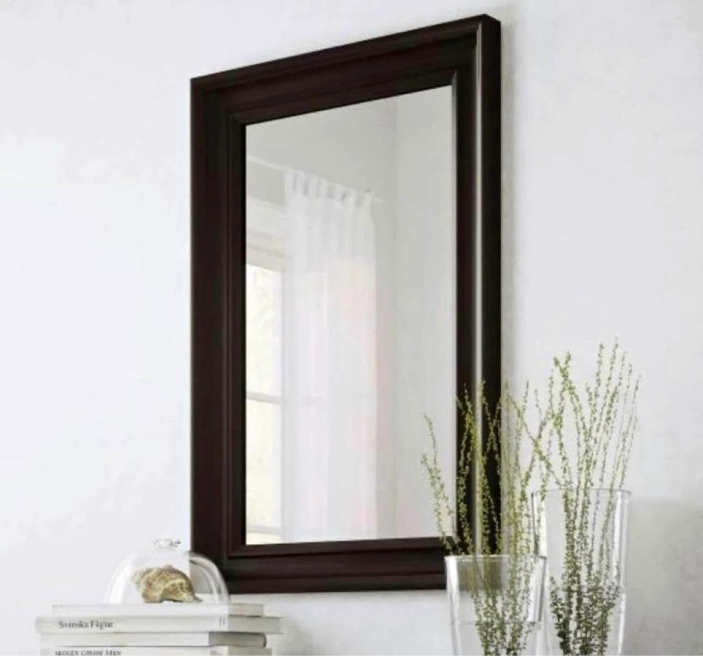 Black Framed Wall Mirror