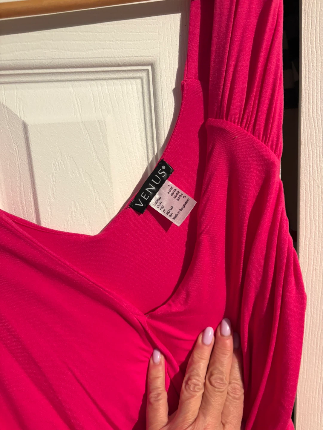 Venus Pink Ruched Sleeveless Dress - photo 3
