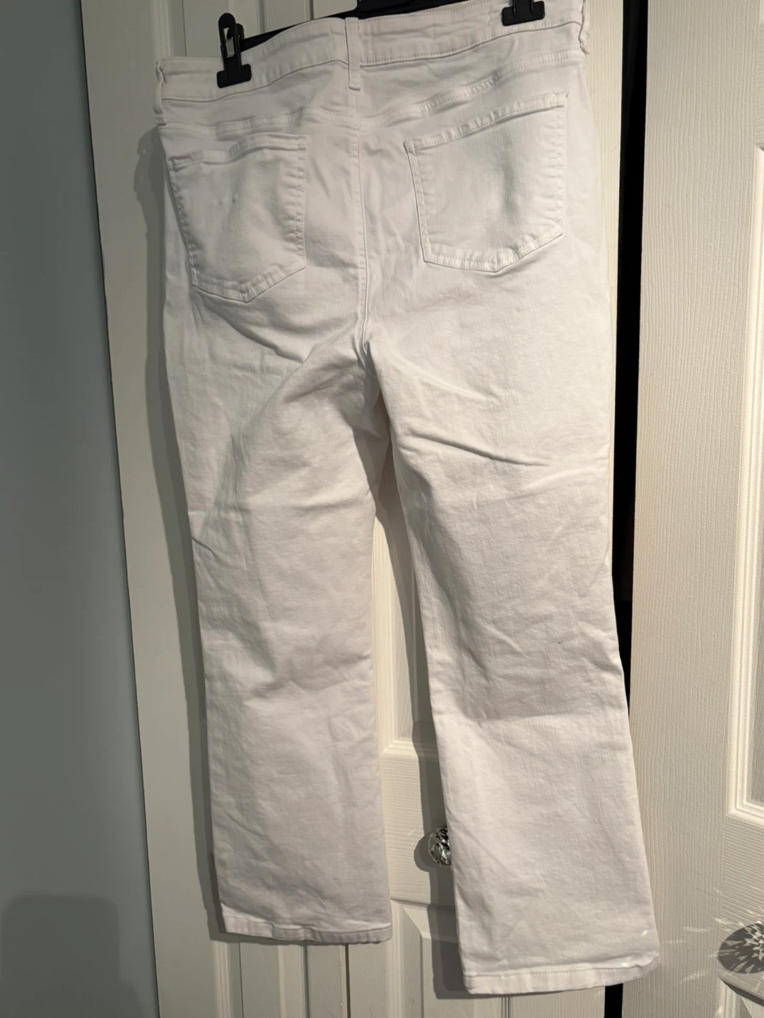 White NYDJ Barbara Bootcut Jeans - photo 3