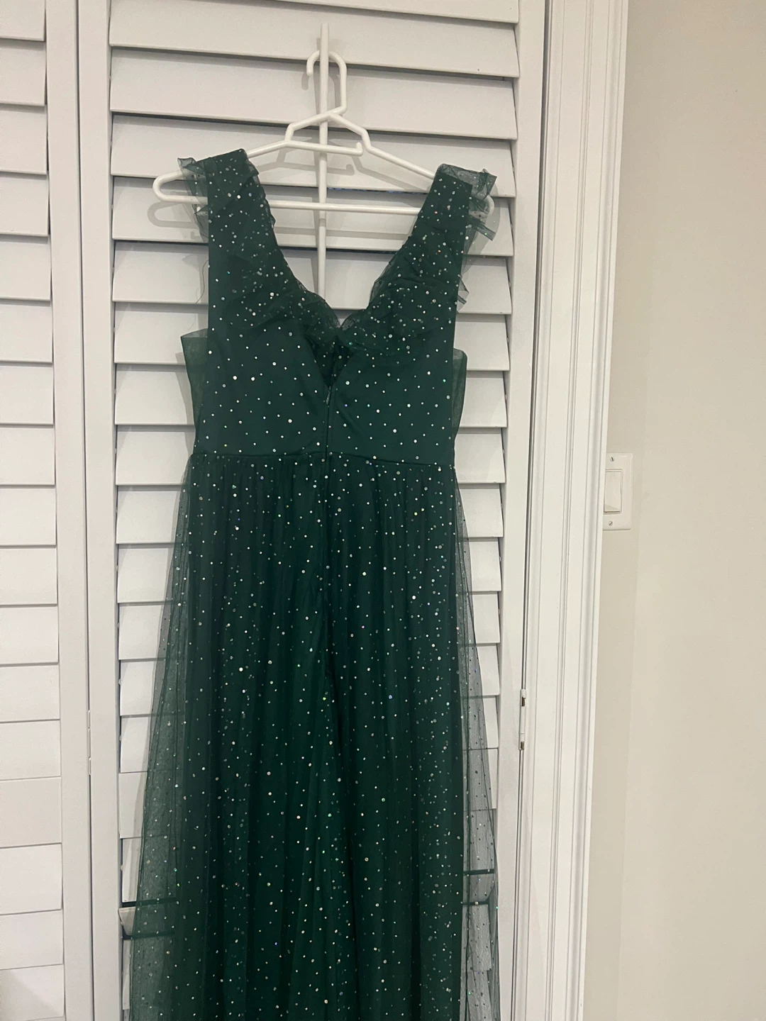 Women's Green Tulle Sparkle Dress - photo 2