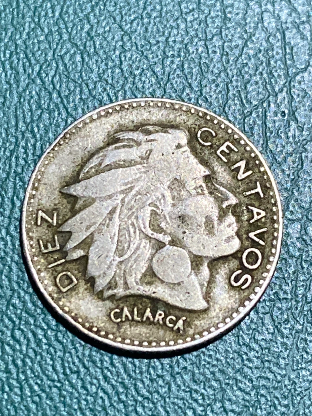Republic of Colombia 10 Centavos Coin 1964