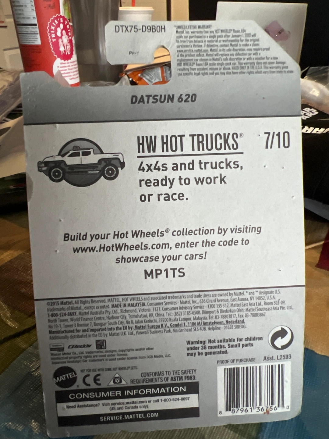 Hot Wheels HW Hot Trucks Datsun 620 7/10 - photo 2
