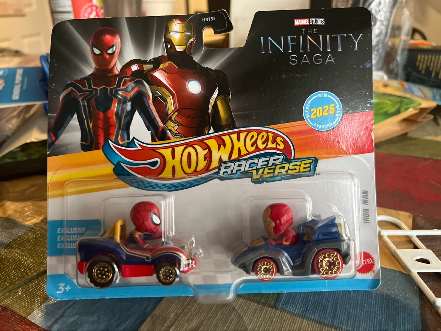 Hot Wheels Marvel The Infinity Saga Iron Man & Spider-Man 2-Pack