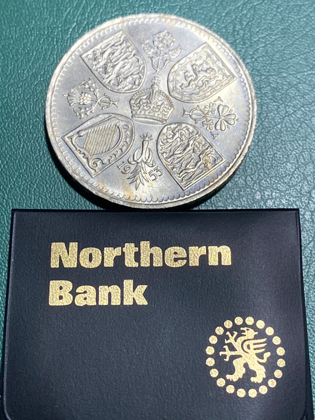 1953 Five Shillings Coin - photo 2