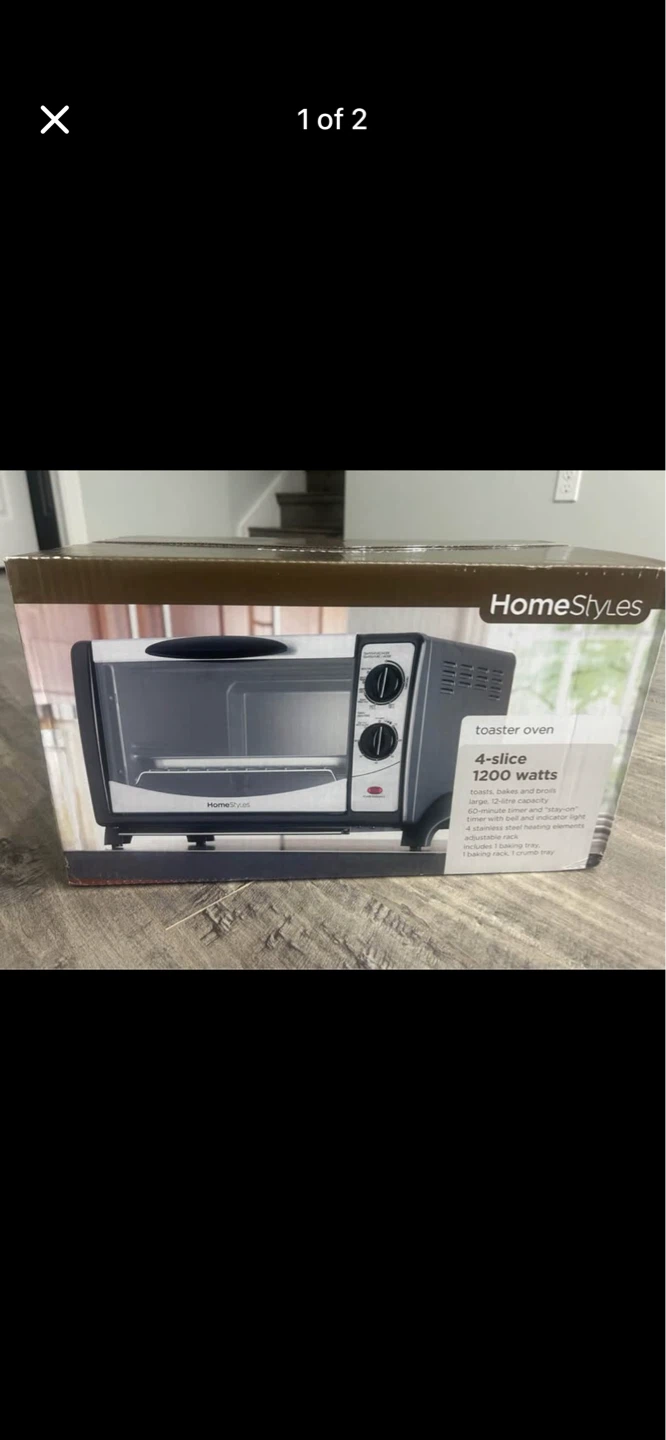 HomeStyles 4-Slice Toaster Oven - photo 2