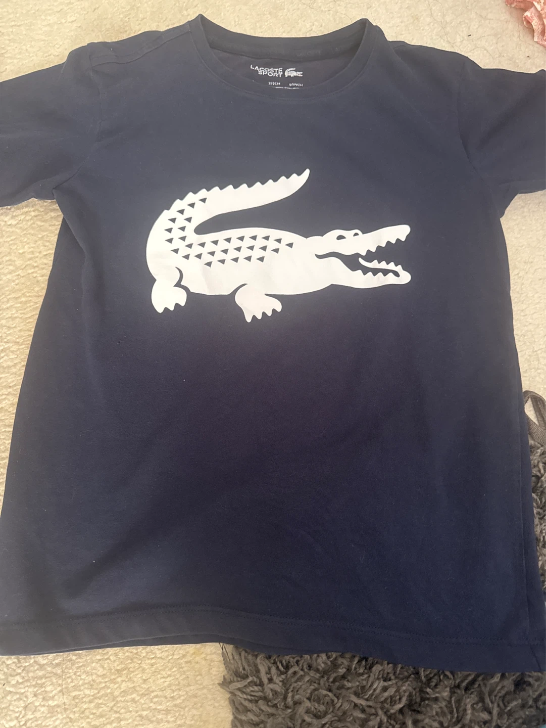 Lacoste Sport Navy T-Shirt - Size 12/152cm