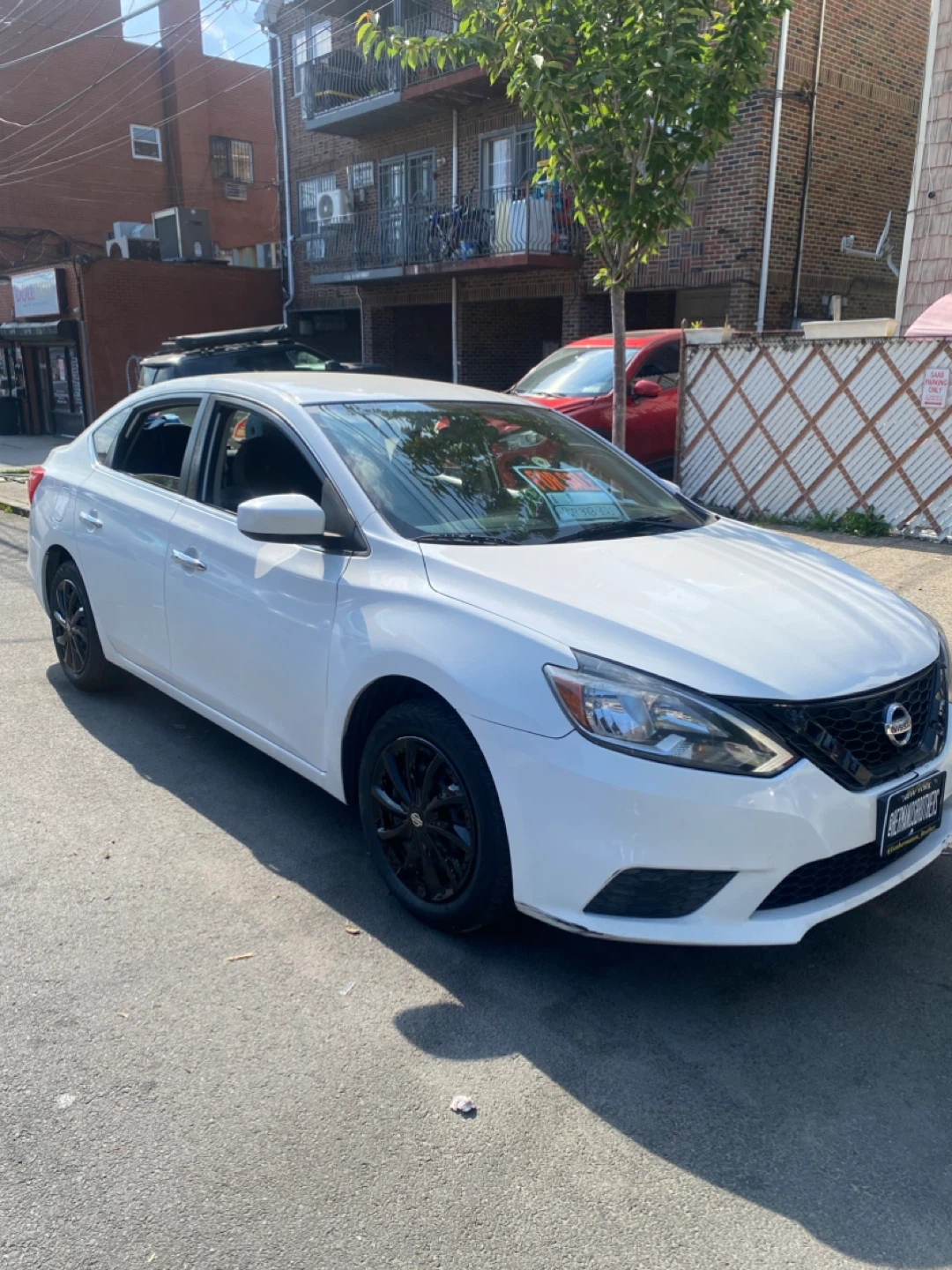White Nissan Sentra Sedan 2017