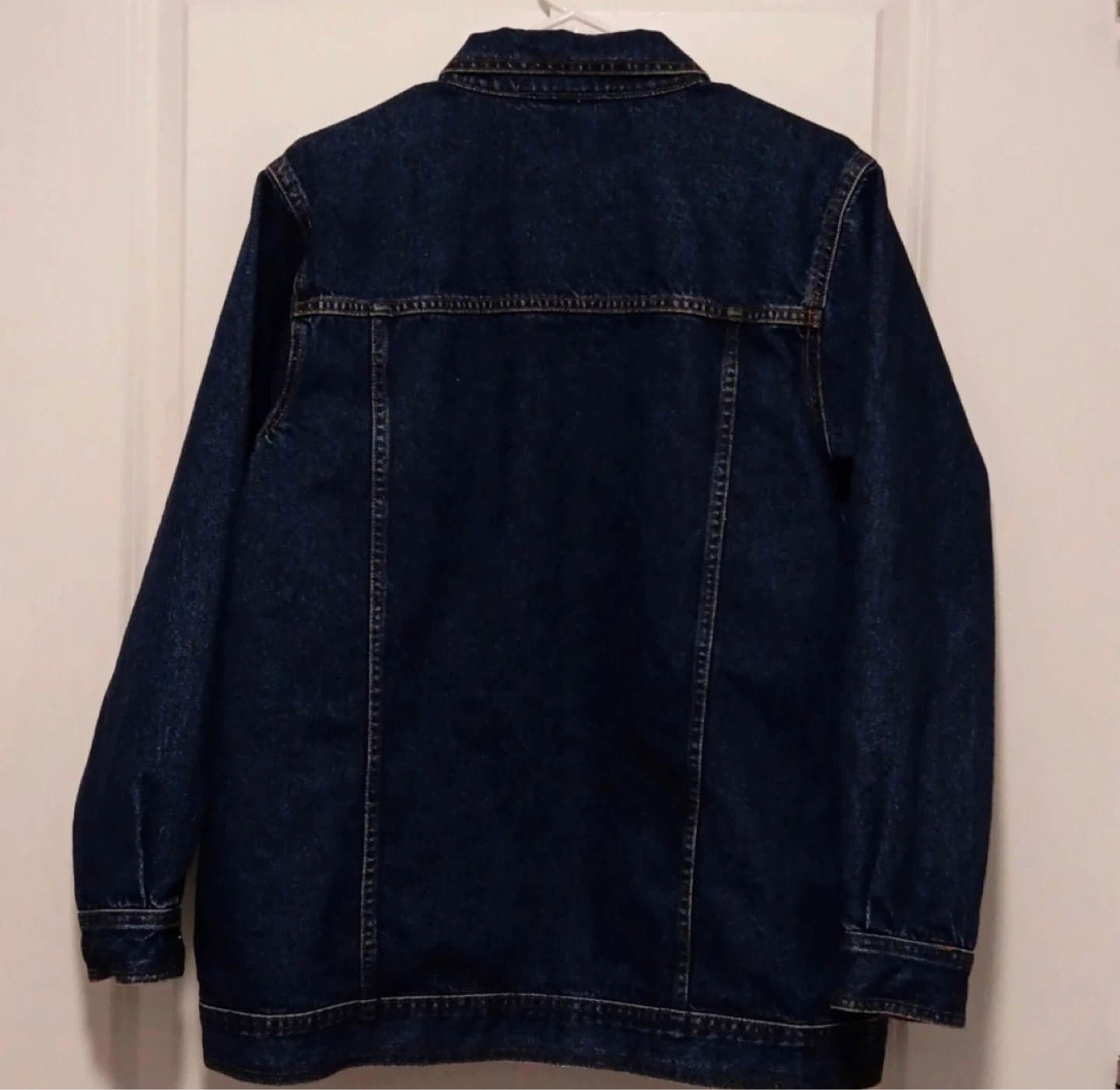 Women's Denim Jacket with Red Bandana Lining - photo 4