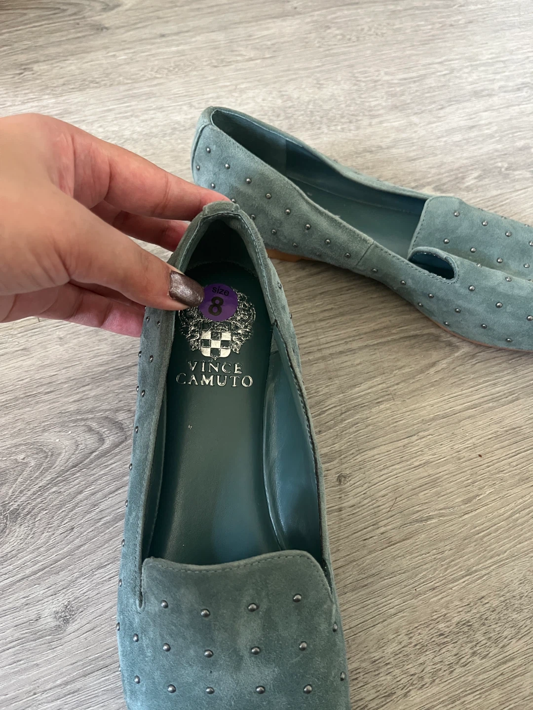 Vince Camuto Studded Loafers Size 8 - photo 2