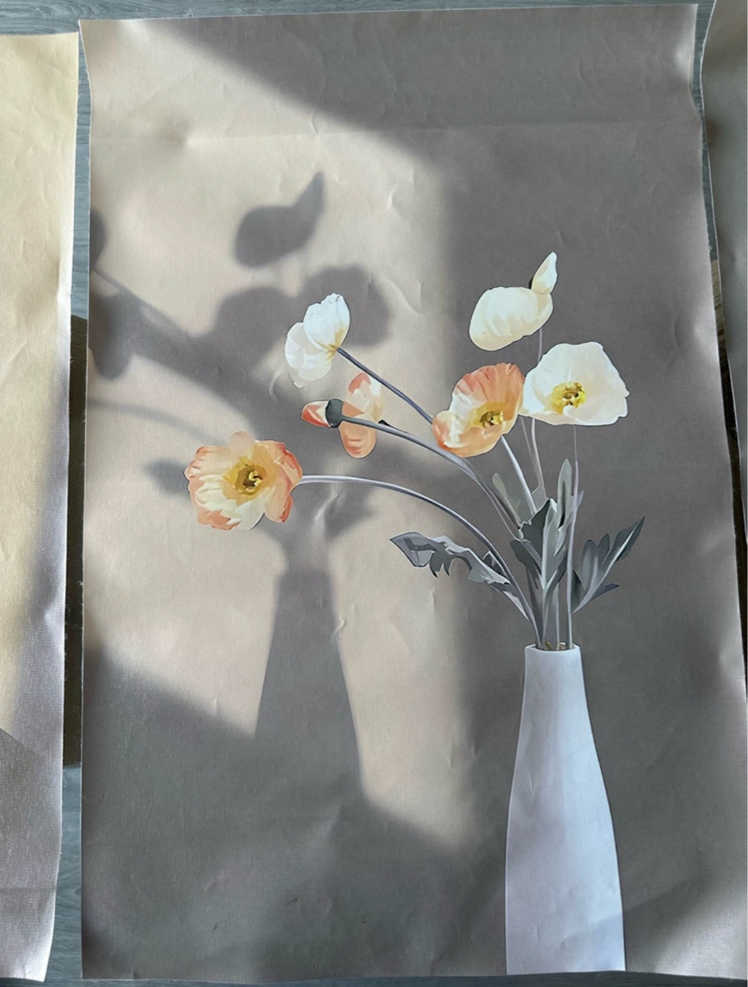 Set of 3 Art Prints - Floral and Butterfly Designs - photo 2