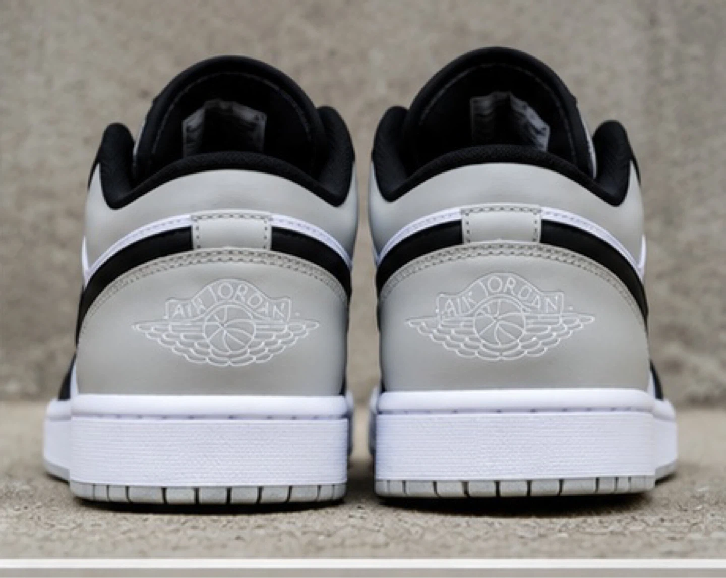 🔥 Air Jordan 1 Low Black White Grey Sneakers 🔥 Brand New - photo 4