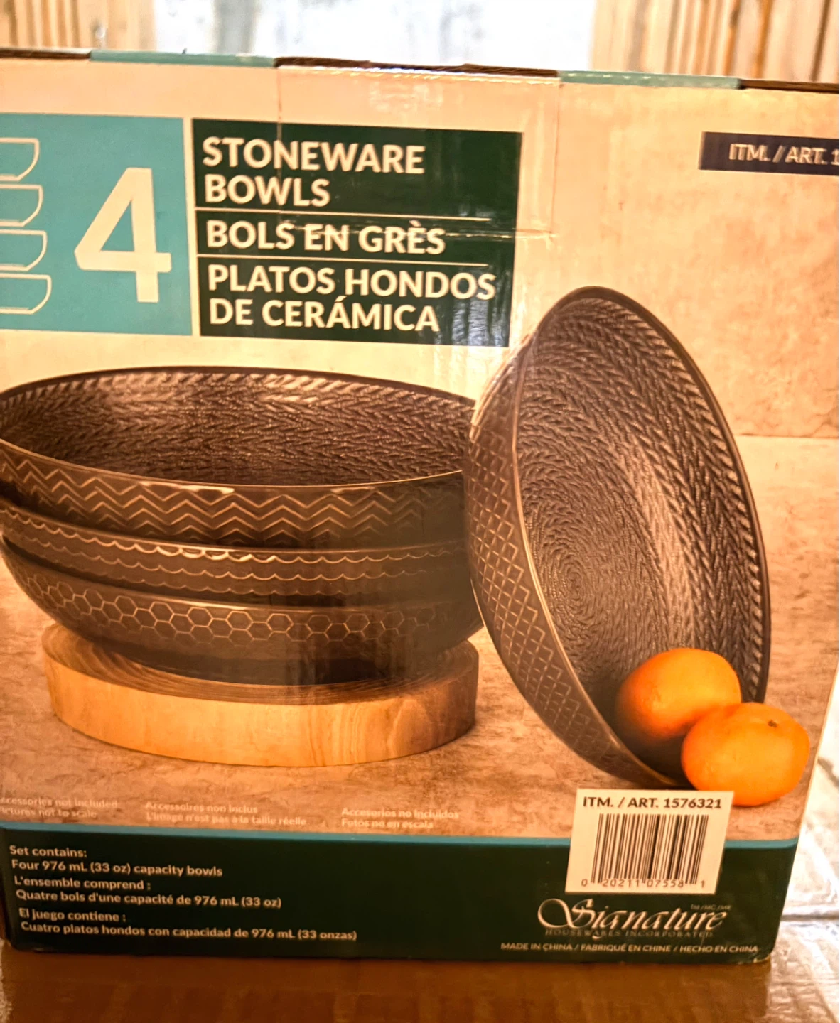 Stoneware Bowls Set of 4 - photo 2