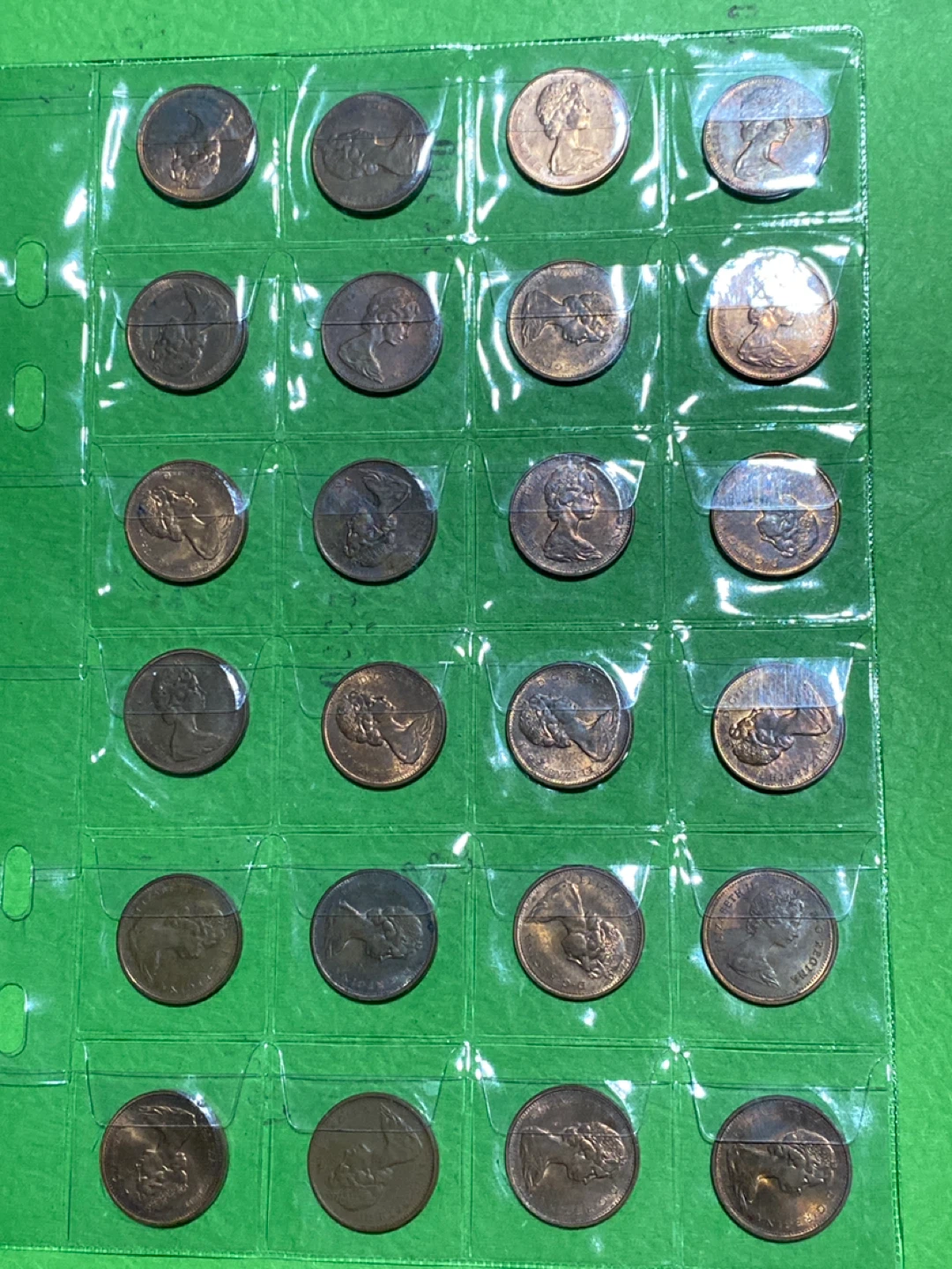 Vintage Collection of Canadian 1 Cent Coins - photo 2