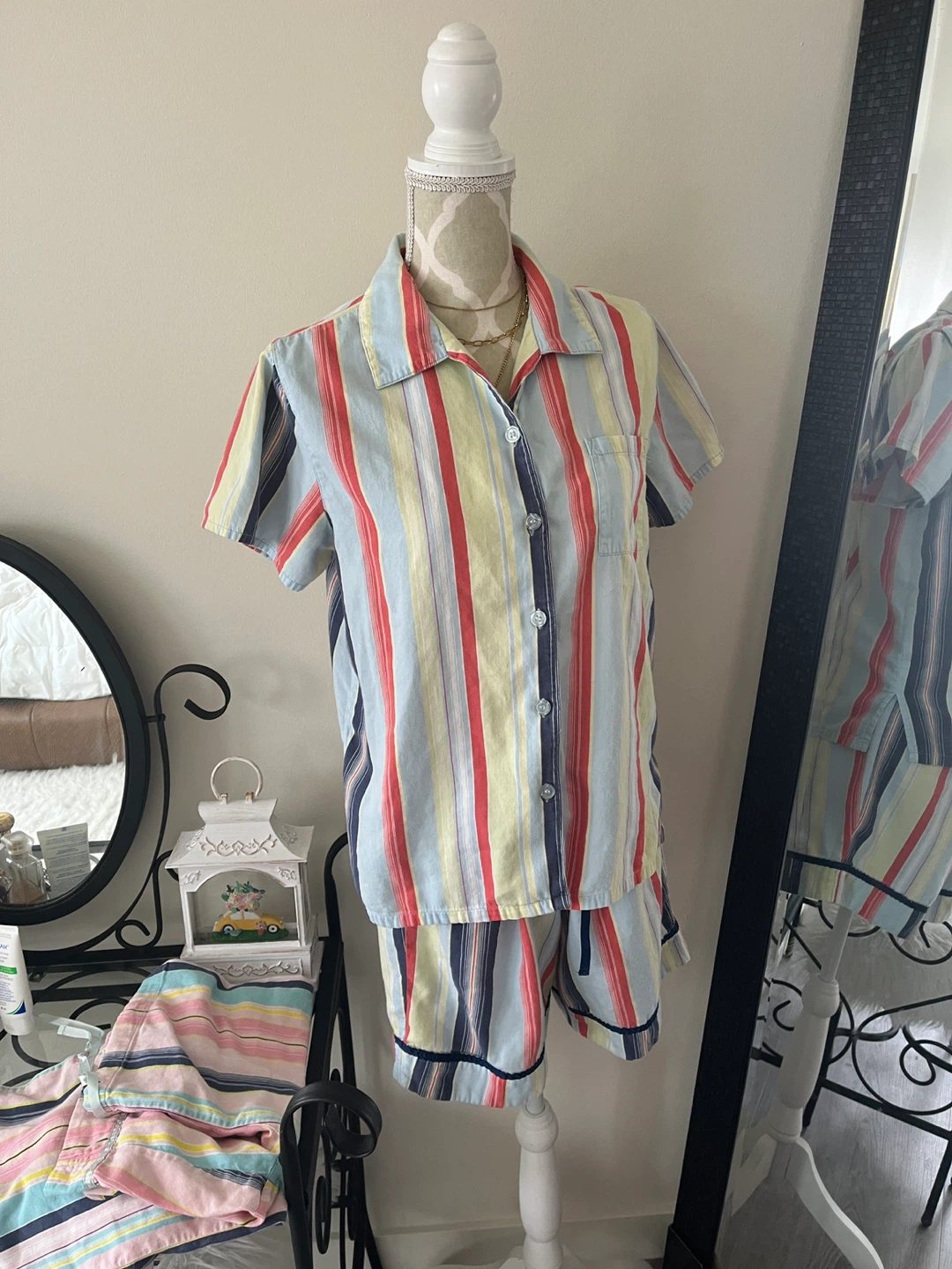 Striped Pajama Set 100% cotton - photo 4