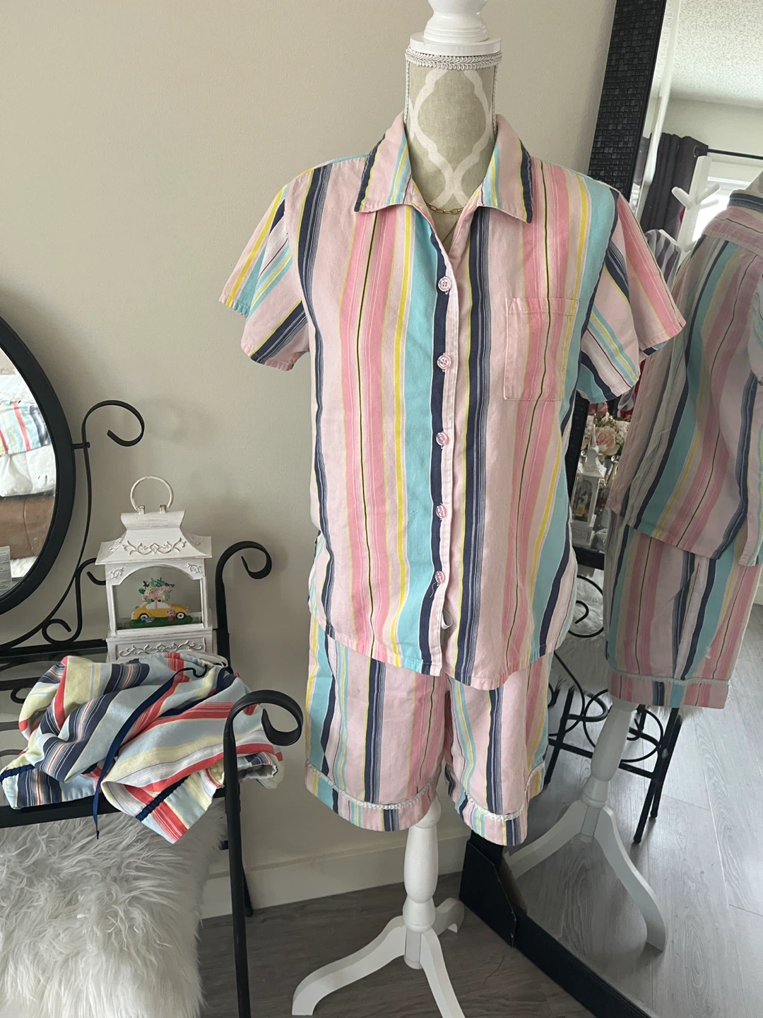 Striped Pajama Set 100% cotton - photo 3