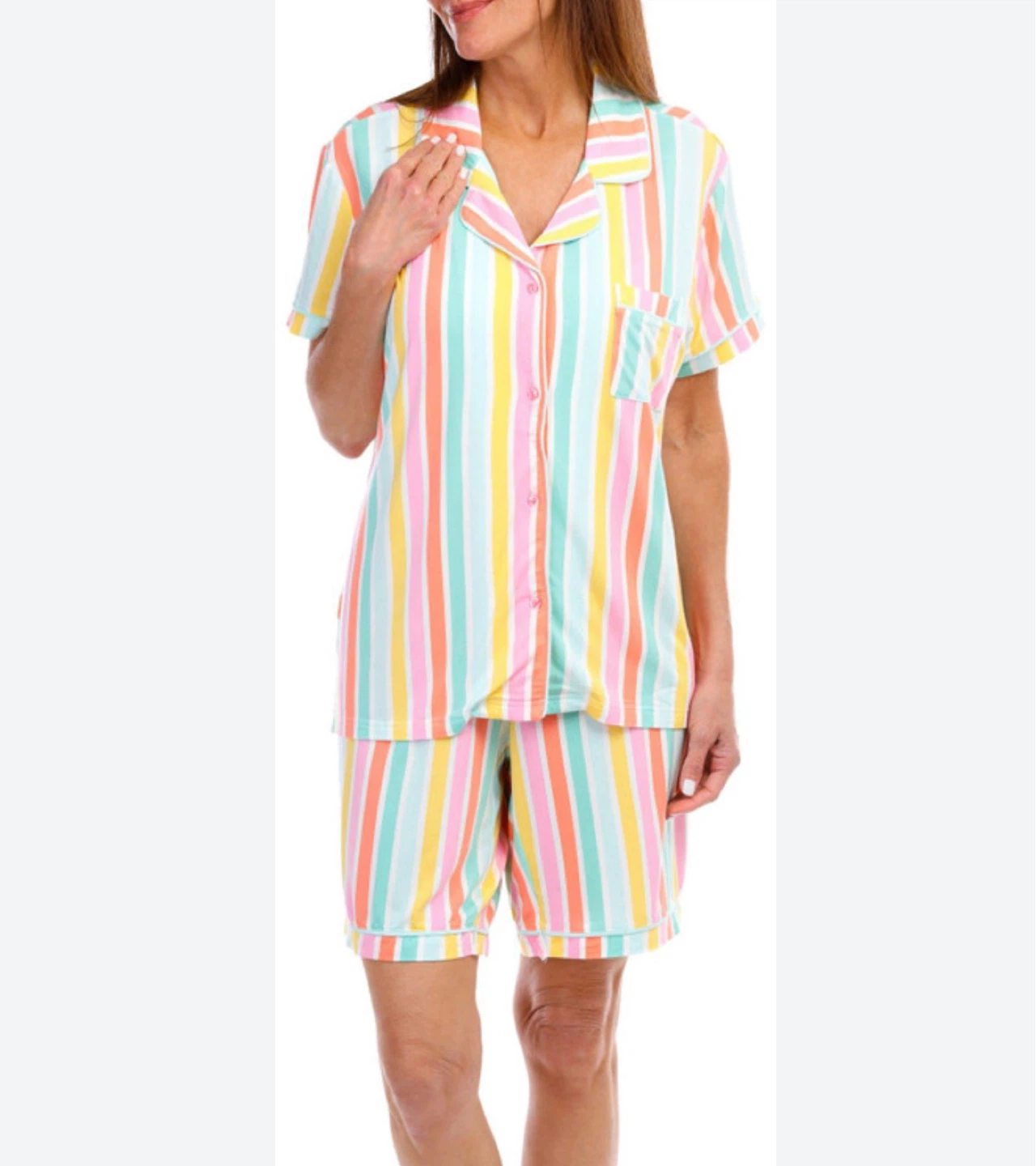 Striped Pajama Set 100% cotton