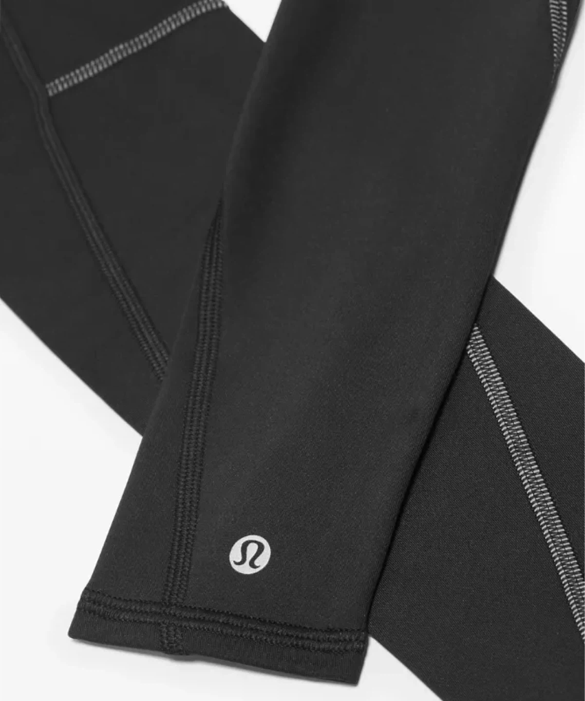 Lululemon Black Arm Sleeves with Phone Pocket and Reflective