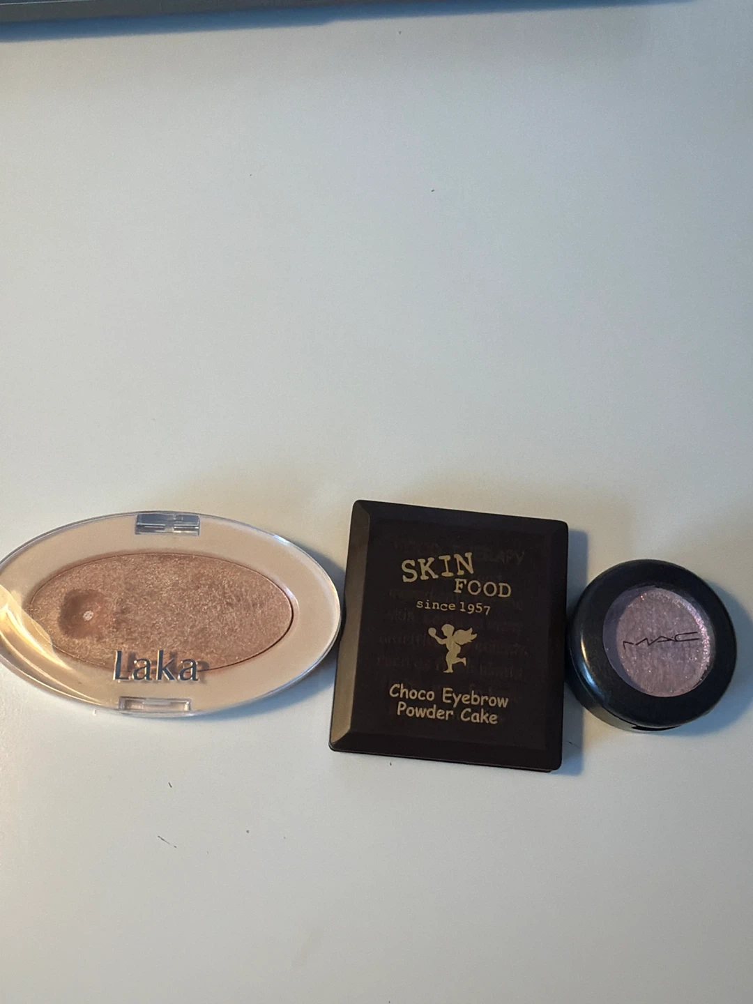 Laka, Skin Food, and MAC Eyeshadow Trio