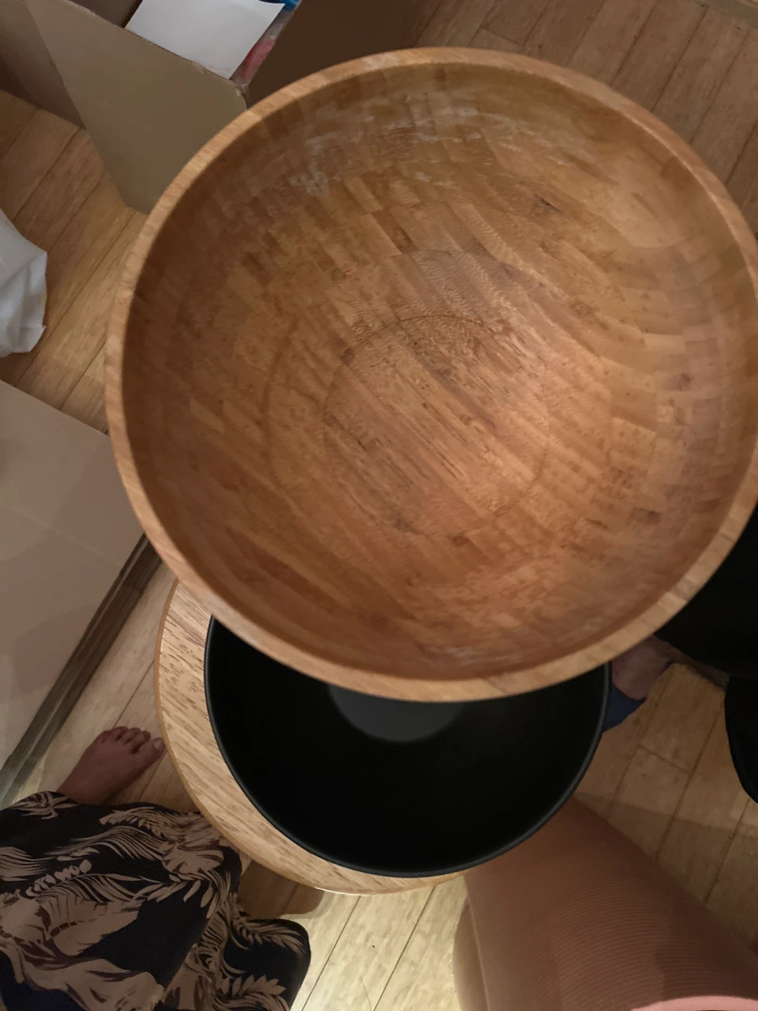Large Wooden Salad Bowl - photo 2