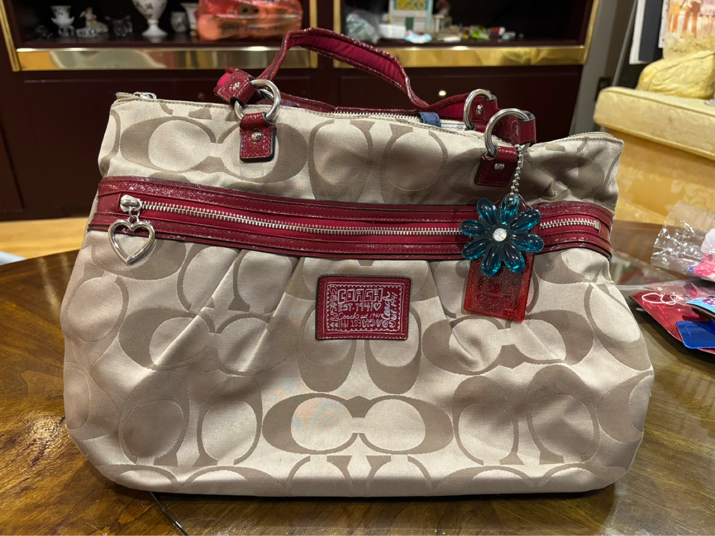 Coach Signature Tote Bag