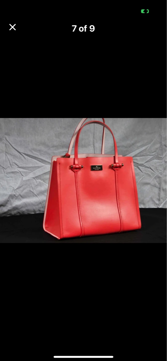 Kate Spade Red Leather Tote Bag - photo 3
