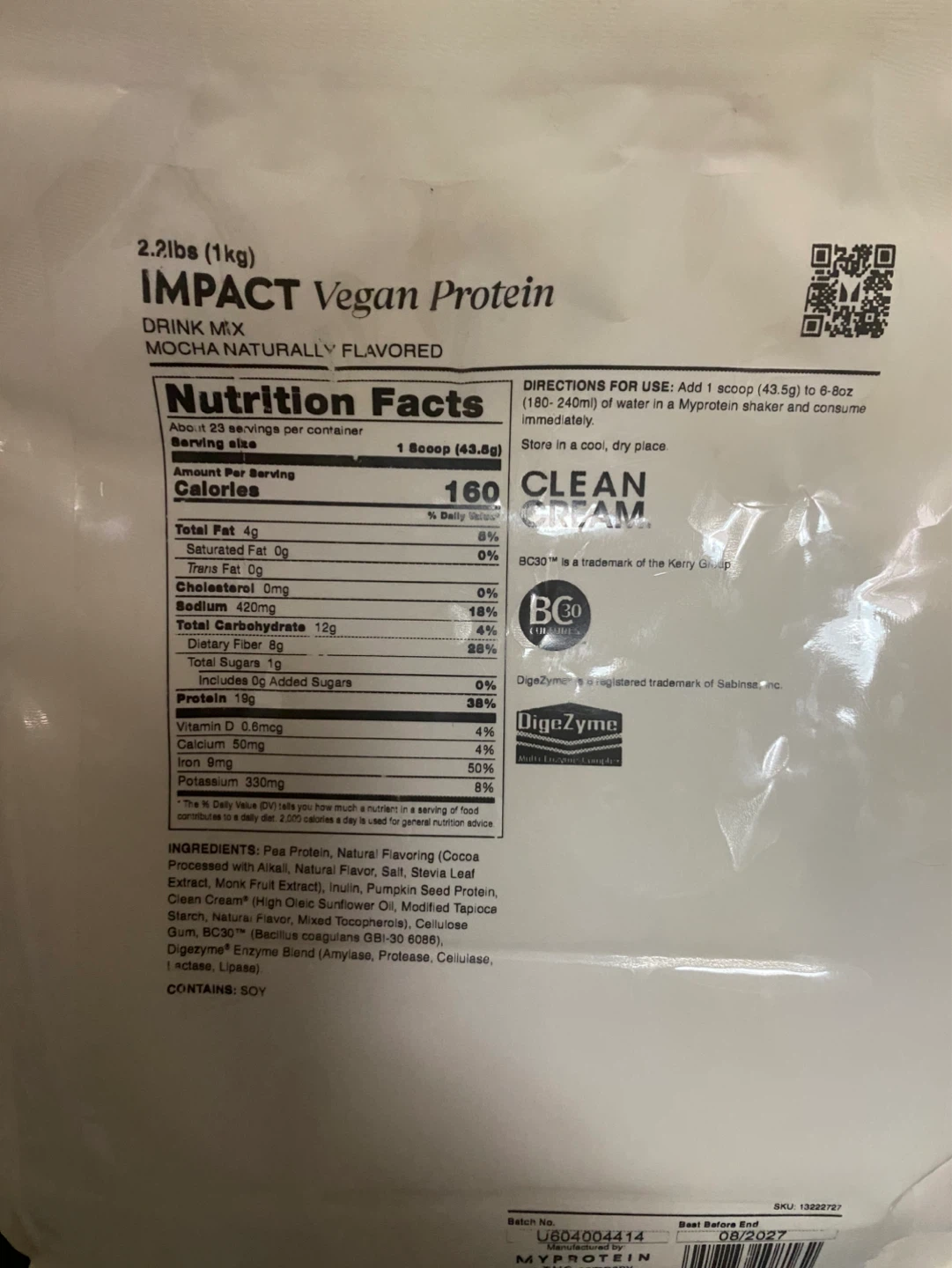 MyProtein Impact Vegan Protein - photo 3