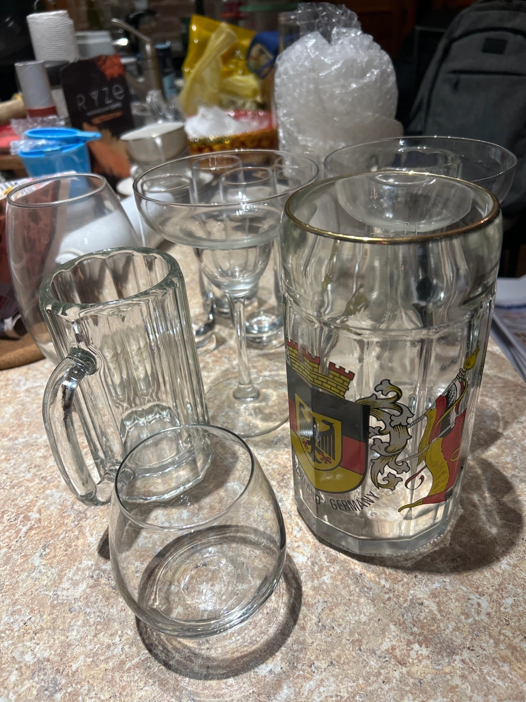 Assorted Glassware Set