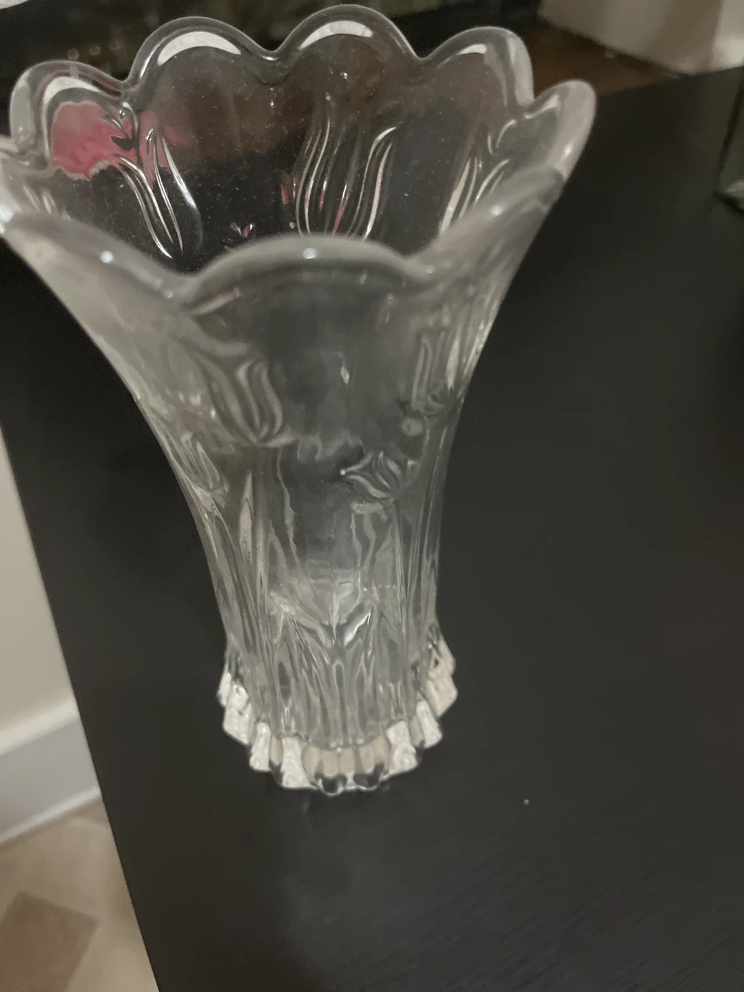 Clear Glass Vase