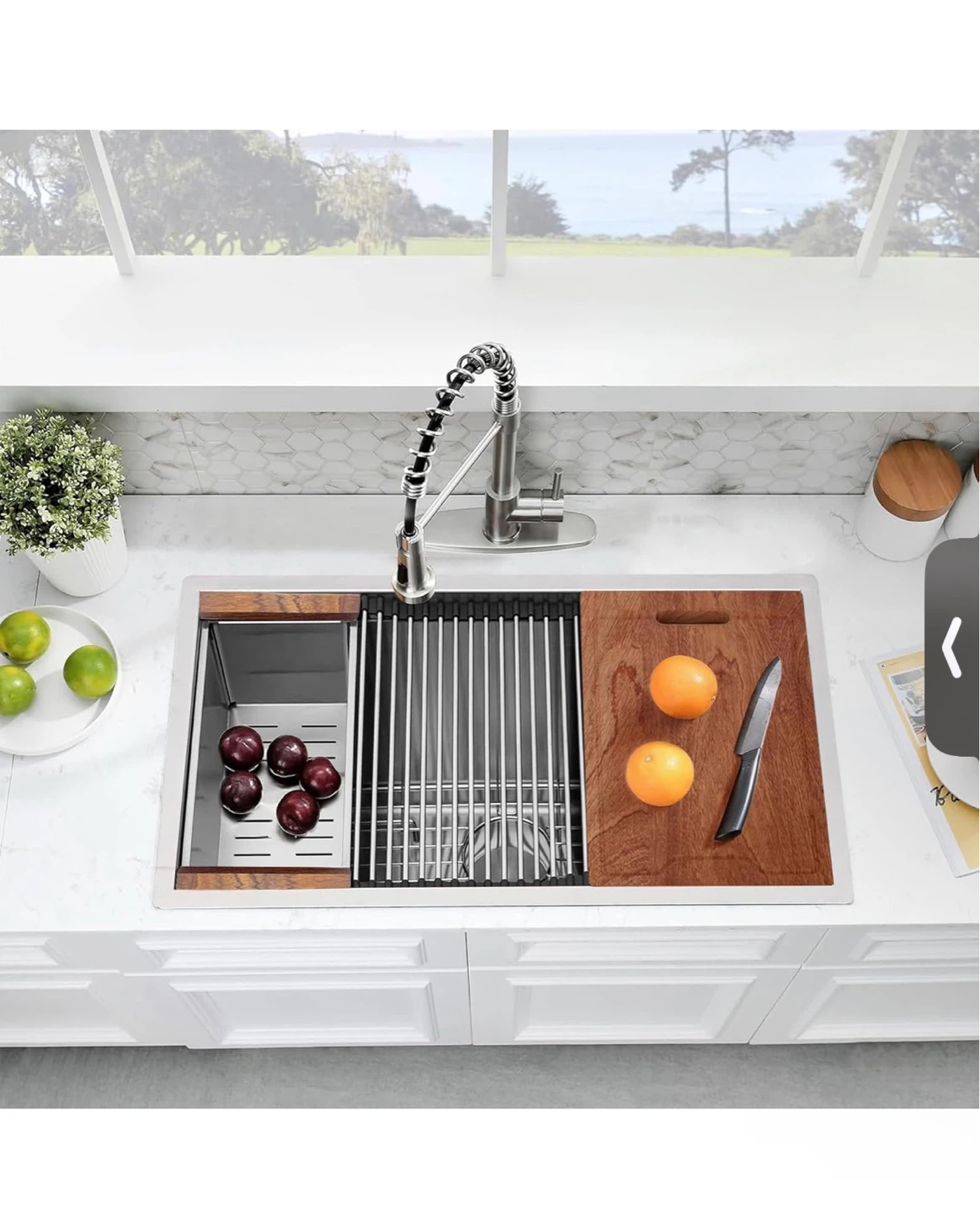 Stainless Steel Kitchen Sink 30" x 19" x 10"