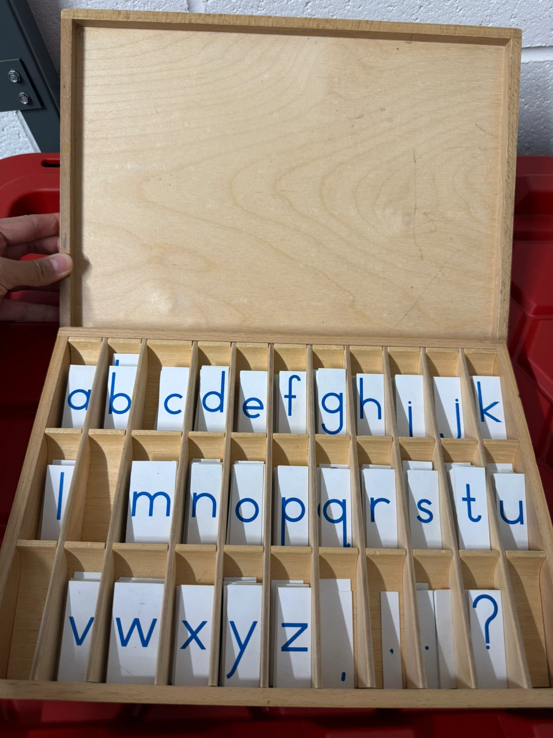 Montessori Alphabet Letter Cards with Box
