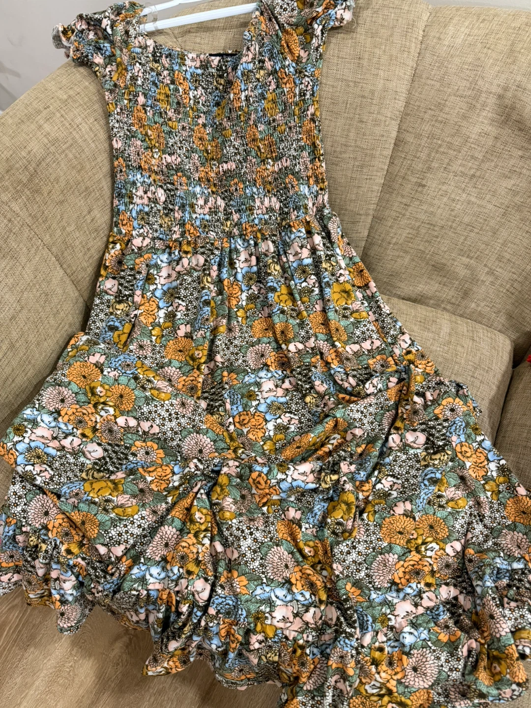 Cherish Brook Floral Smocked dress