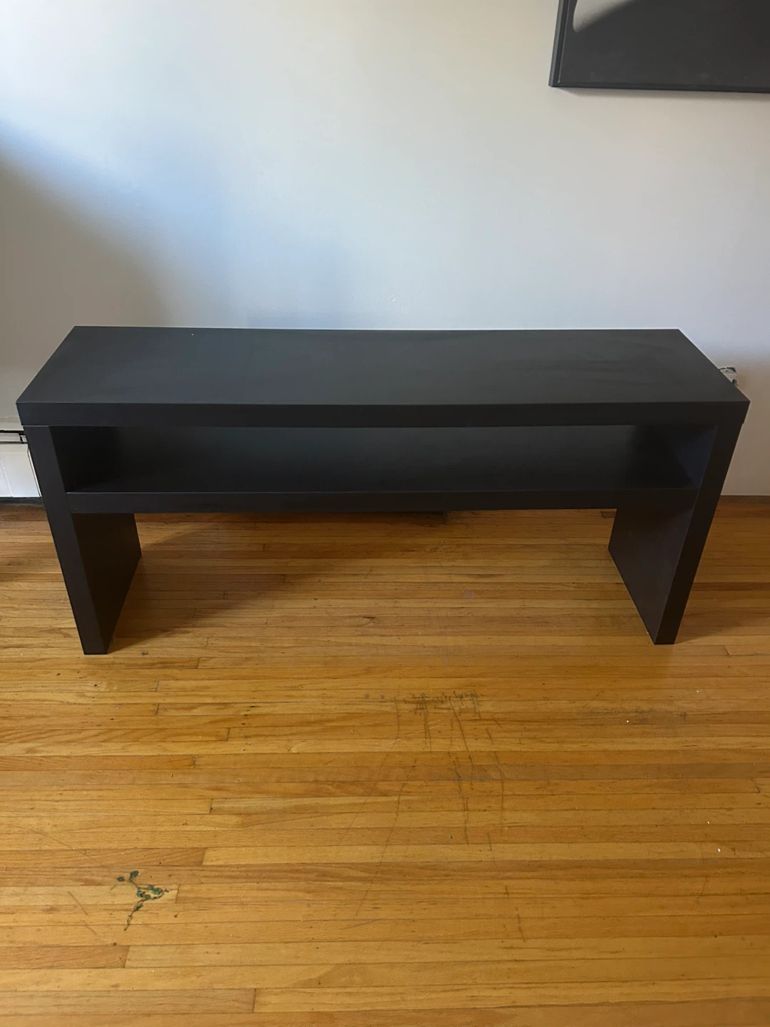 IKEA lack black console table - photo 3