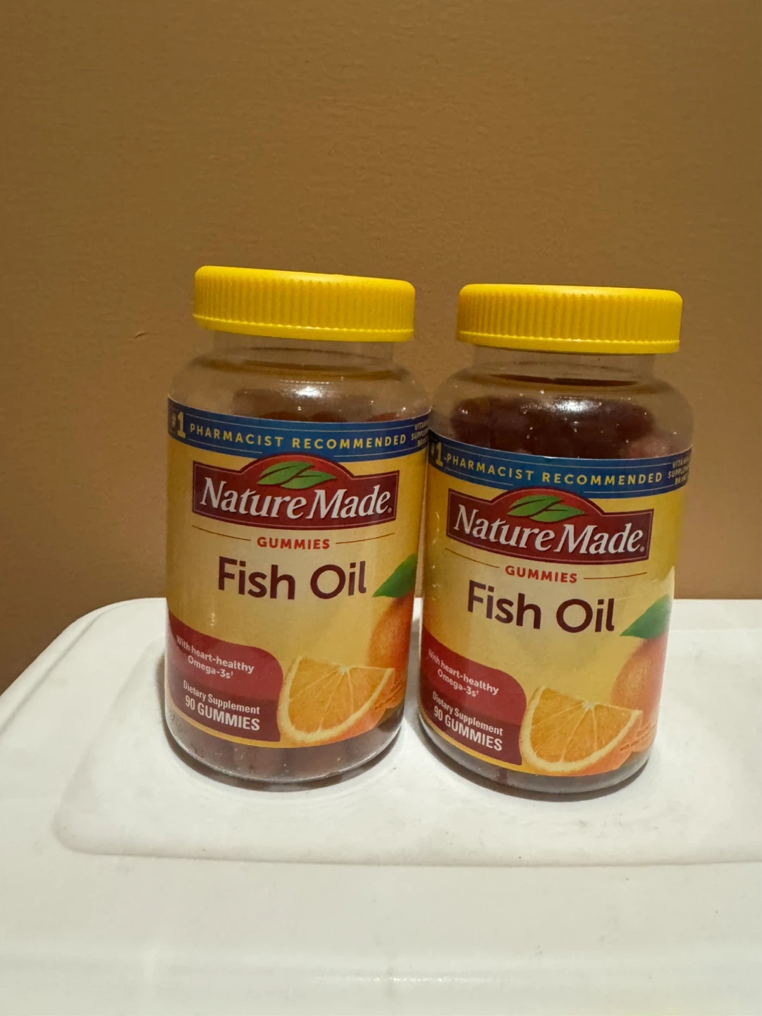 Nature Made Fish Oil Gummies - 2 Bottles (90 Gummies Each)